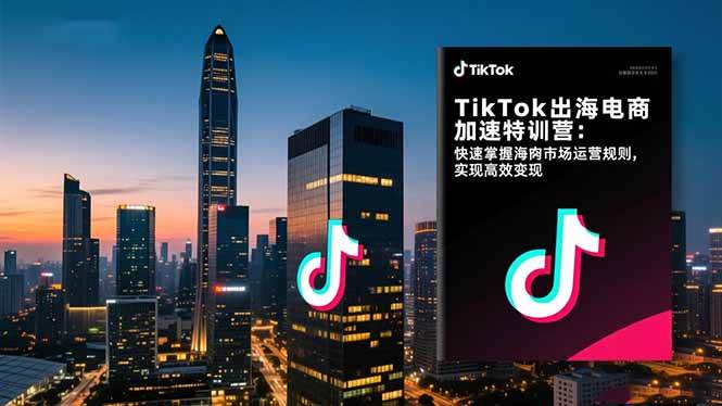 （16535期）TikTok出海电商加速特训营：快速掌握海外市场运营规则，实现高效变现-立业有术