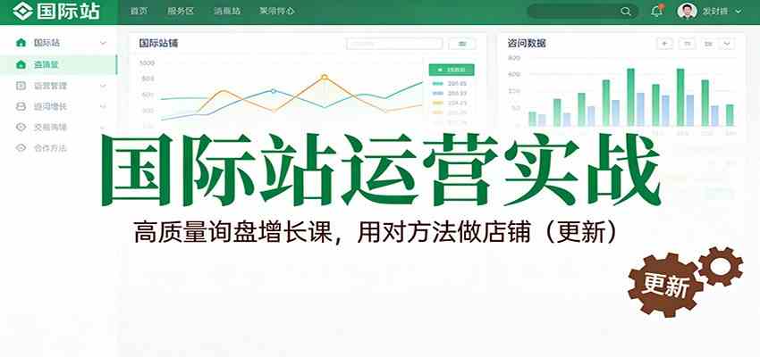 国际站运营实战，高质量询盘增长课，用对方法做店铺（更新）-立业有术