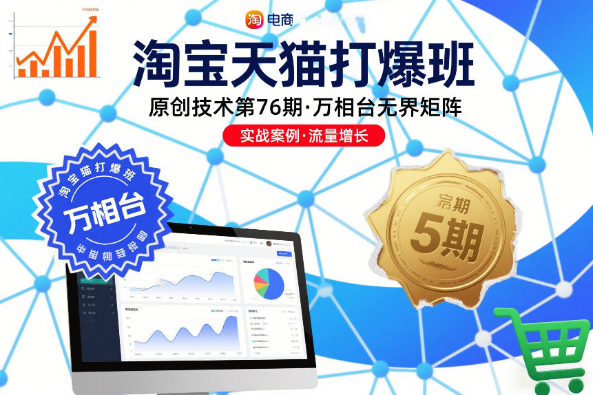 淘宝天猫打爆班原创技术第76期，万相台无界矩阵-立业有术
