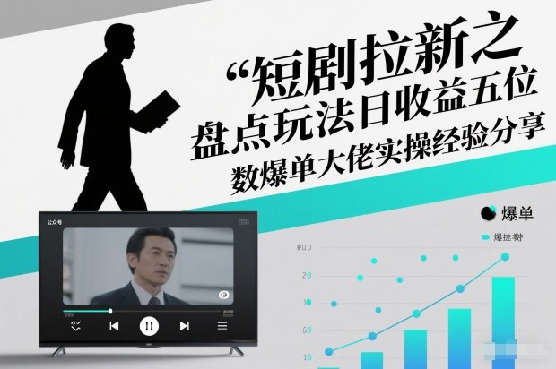 短剧拉新之盘点玩法日收益五位数爆单大佬实操经验分享-立业有术