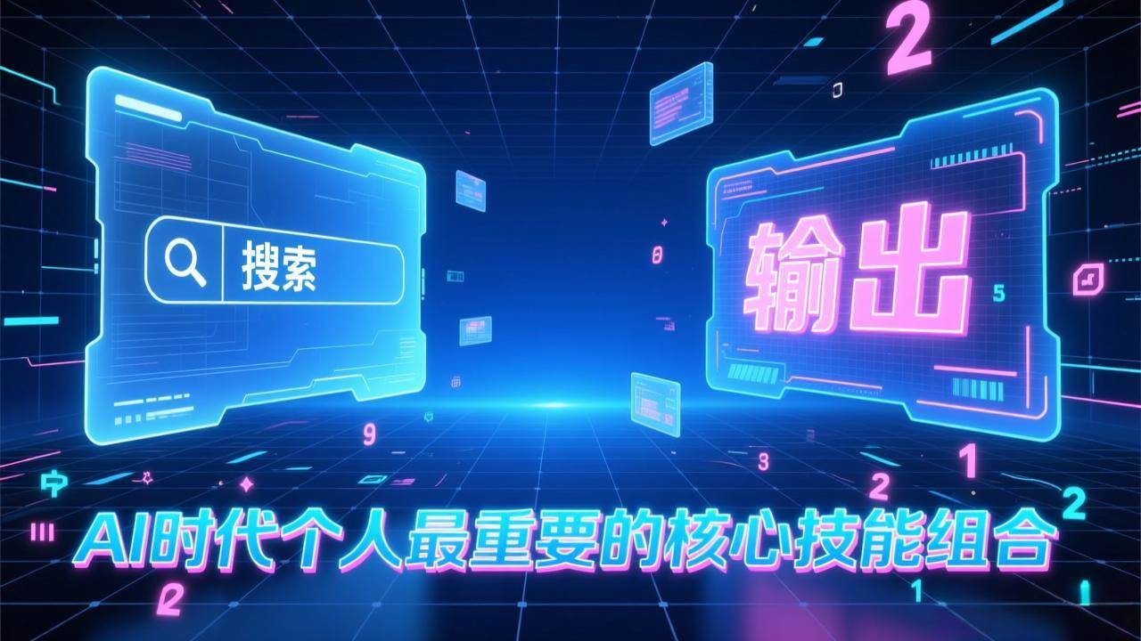 （17074期）付费文章：AI时代个人最重要的核心技能组合：“输出能力”和“搜索能力”-立业有术