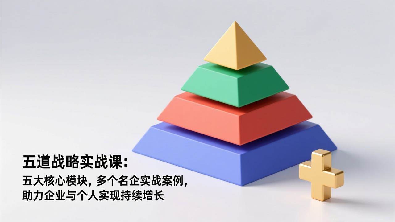（17095期）五道战略实战课：五大核心模块，多个名企实战案例，助力企业与个人实现持续增长-立业有术