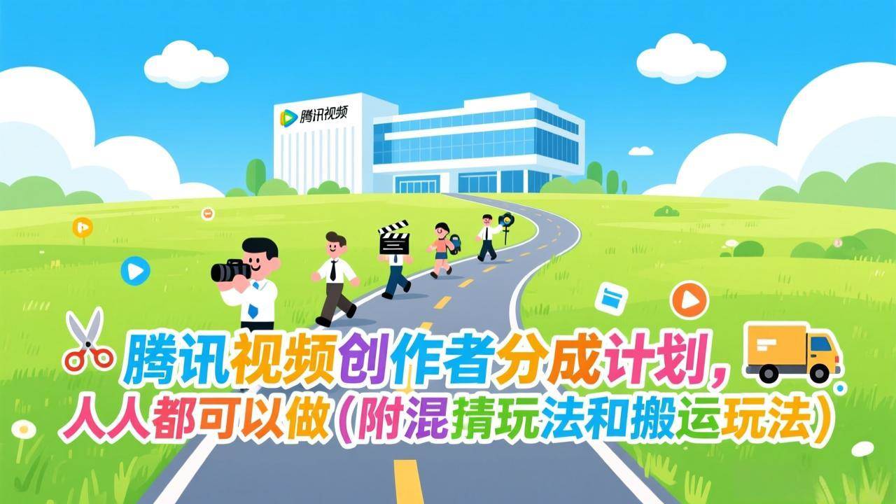 （17137期）腾讯视频创作者分成计划，人人都可以做（附混剪玩法和搬运玩法）-立业有术