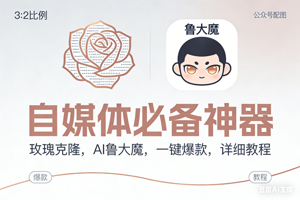 （17170期）玫瑰克隆神器，ai鲁大魔，自媒体必备工具，一键爆款神器，详细教程。-立业有术