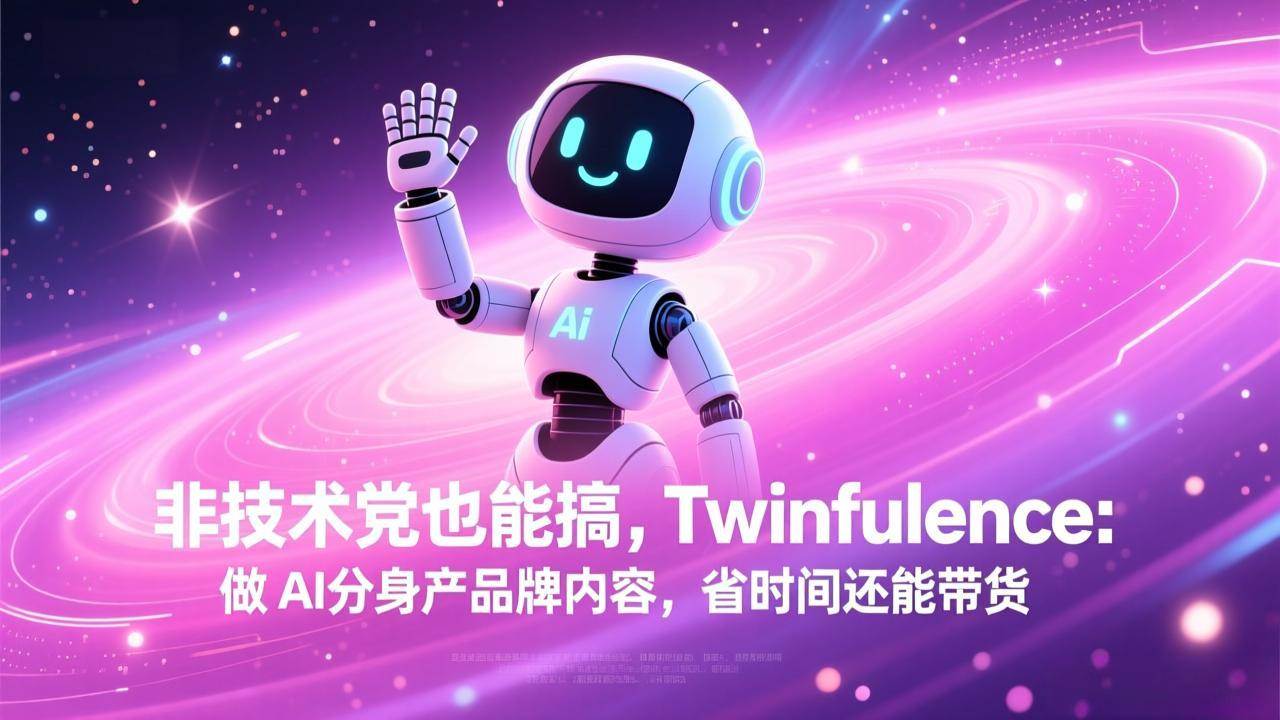 （17381期）非技术党也能搞!Twinfluence:做 AI 分身产品牌内容,省时间还能带货-立业有术