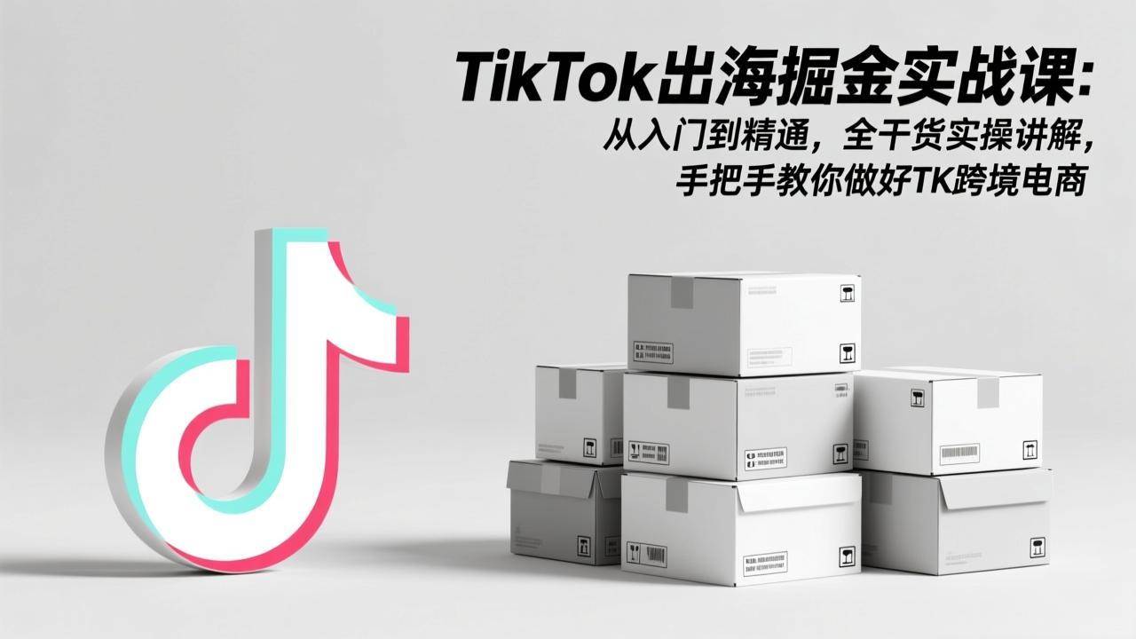 （17368期）TikTok出海掘金实战课：从入门到精通，全干货实操讲解，手把手教你做好TK跨境电商-立业有术