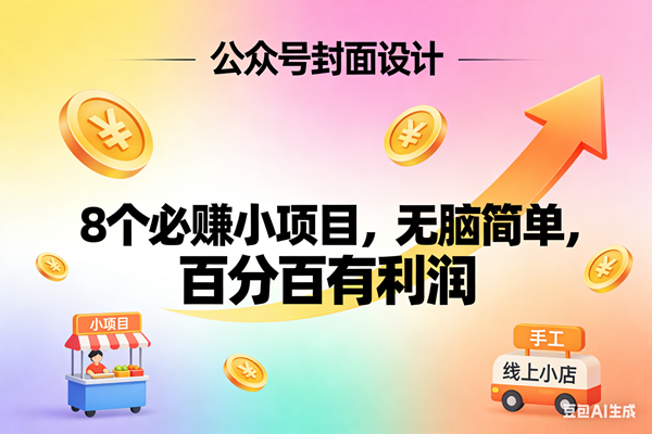 （17333期）8个必赚小项目，无脑简单，百分百有利润，副业首选，日入300+-立业有术