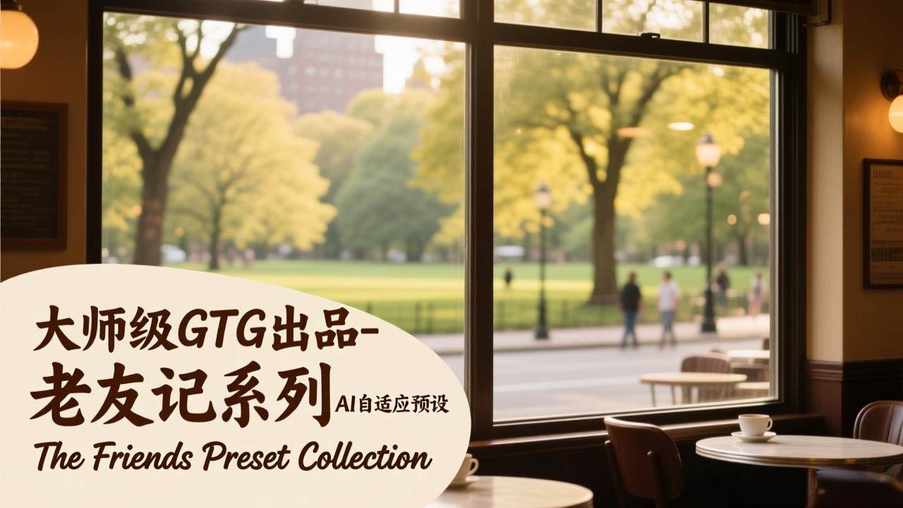 （17403期）大师级GTG出品-老友记系列AI自适应预设The Friends Preset Collection-立业有术