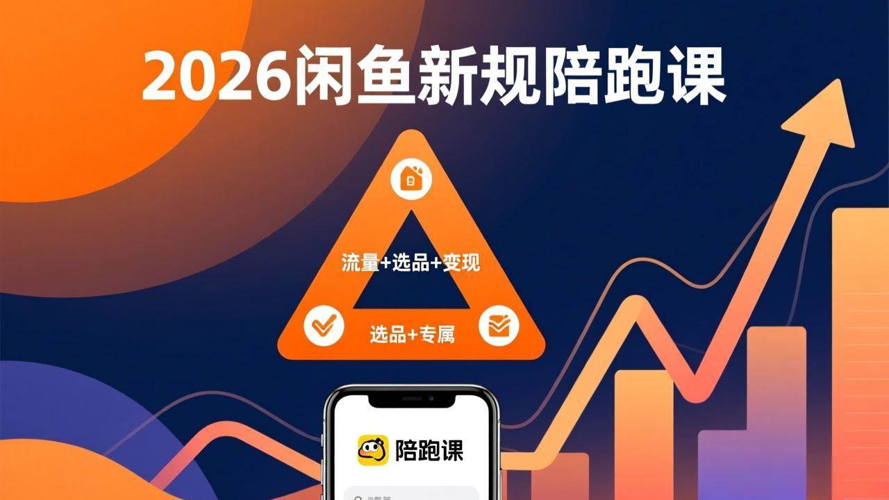 （17483期）2026闲鱼高阶陪跑课全新上线，带你吃透新规玩转选品流量，从零搭建稳定变现盈利体系-立业有术