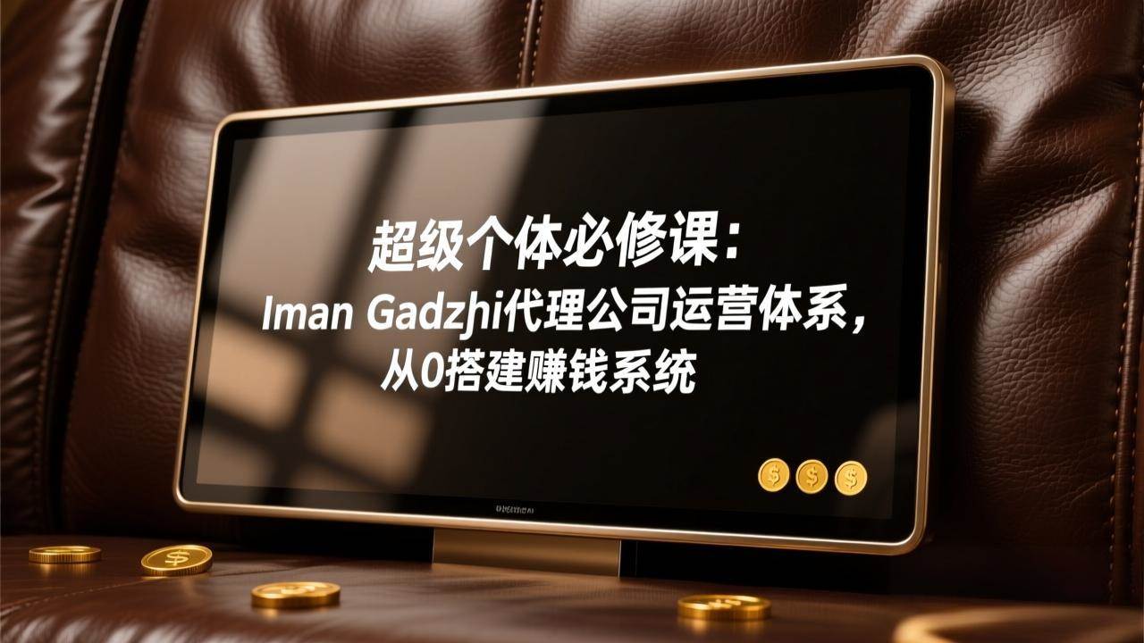 （17525期）超级个体必修课：Iman Gadzhi代理公司运营体系，从0搭建赚钱系统-立业有术
