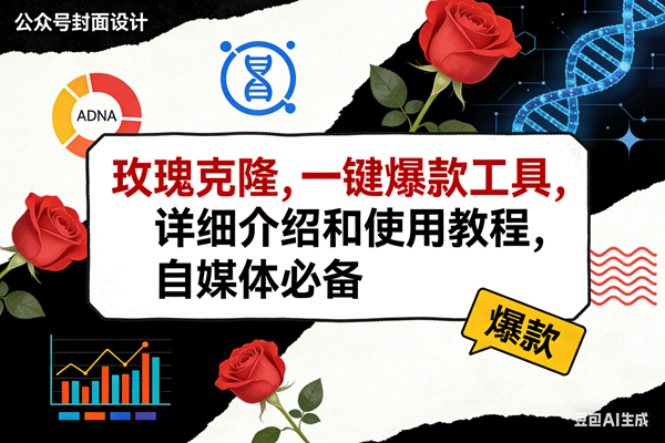 （17557期）玫瑰克隆工具，ai鲁大魔，自媒体必备神器，一键爆款神器，详细教程。-立业有术