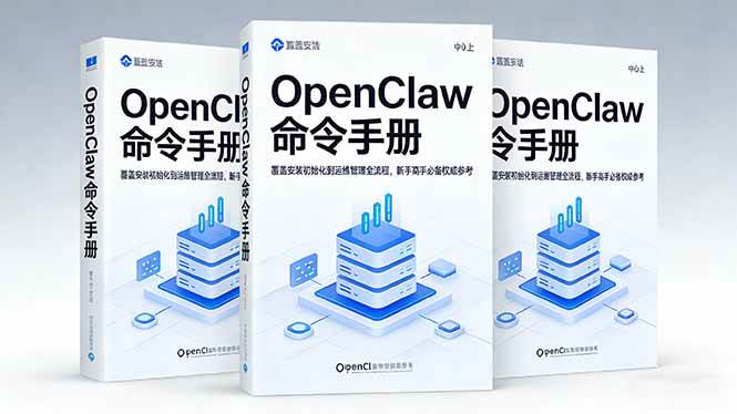 （17695期）OpenClaw命令手册：覆盖安装初始化到运维管理全流程，新手高手必备权威参考-立业有术