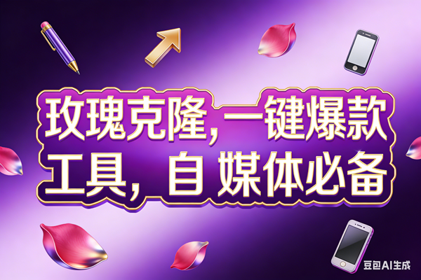 （17695期）玫瑰克隆工具，ai鲁大魔，自媒体必备神器，一键爆款，详细教程。-立业有术