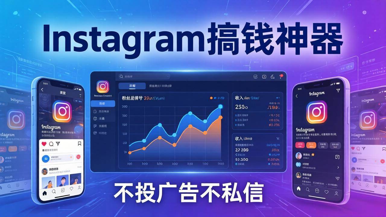（17731期）Instagram搞钱神器：月涨6万粉+月入5万刀，不投广告不私信，靠算法+低价产品-立业有术