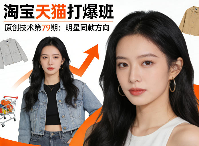 《淘宝天猫打爆班》原创技术第79期：明星同款方向-立业有术